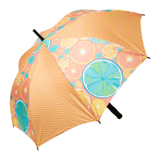 individueller Regenschirm CreaRain Eight, weiß