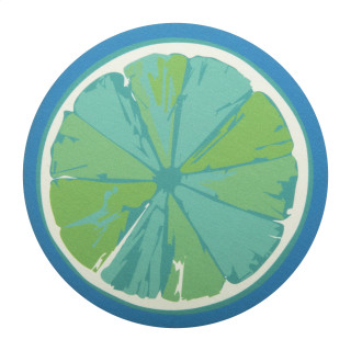 Papieruntersetzer, rund CreaPint, weiß