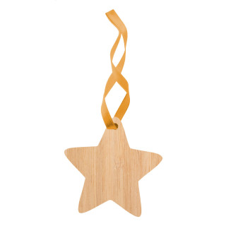Weihnachtsbaumschmuck, Stern Holonda, natur