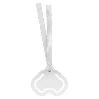 Lesezeichen, Auto Edelmark, silber