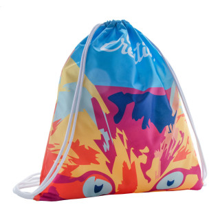 Individueller Turnbeutel CreaDraw, weiß/weiß