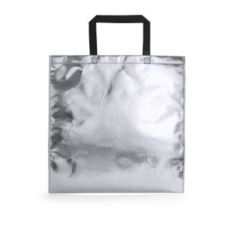 Einkaufstasche Metalot, silber