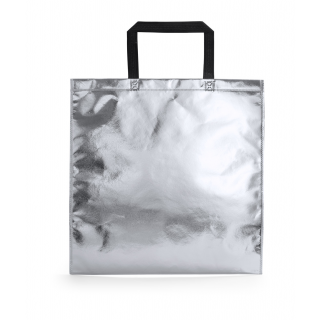 Einkaufstasche Metalot, silber