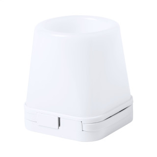 Stifteköcher mit USB-Hub Lumeo, weiß