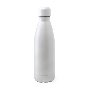 Edelstahl-Trinkflasche Rextan, weiß