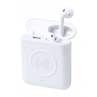 Powerbank-Kopfhörer Repte, weiß