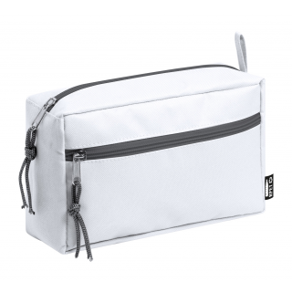 RPET Kosmetik-Tasche Cosmax, weiß