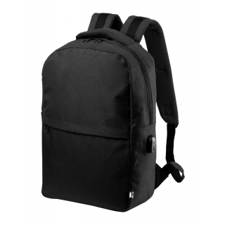 RPET Rucksack Hershey, schwarz