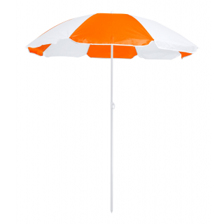 Strandschirm Nukel, weiß/orange