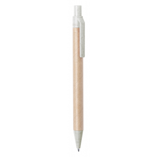 Kugelschreiber Desok, natur/beige