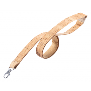 Kork-Lanyard Bespal, beige