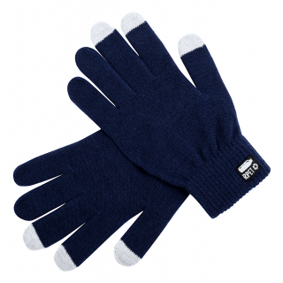 RPET Touchscreen-Handschuhe Retap, dunkelblau