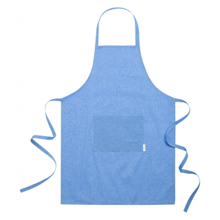 Baumwoll-Schürze Cuoco, blau