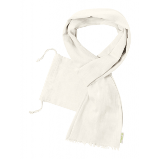 Schal aus organischer Baumwolle Speer, natur