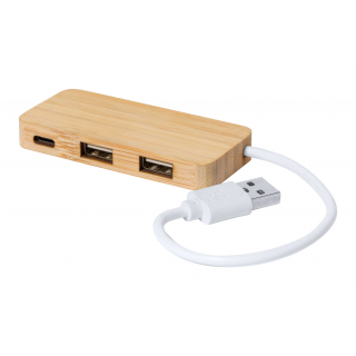 USB Hub Norman, natur