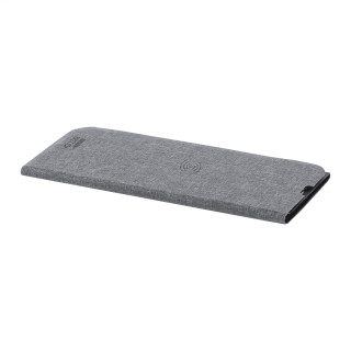 Wireless-Charger Mousepad Chapati, grau