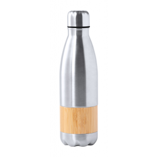 Trinkflasche Guiver, natur/silber