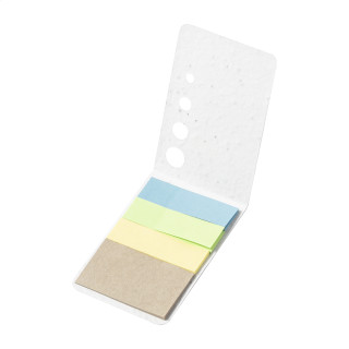 Samenpapier/Haftnotizen Sementi, natur