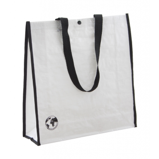 Einkaufstasche Recycle, schwarz/weiß
