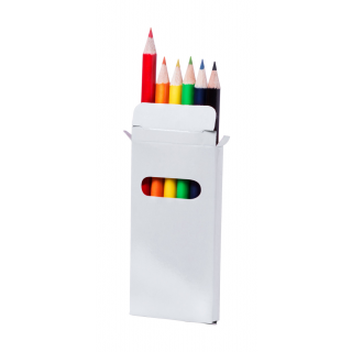 6-tlg. Buntstifte-Set Lionni, weiß