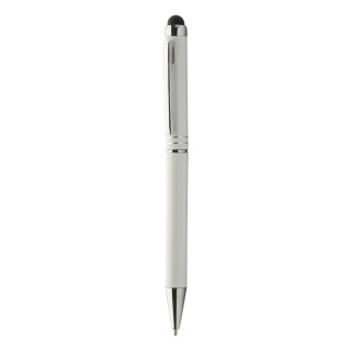 Touchpen mit Kugelschreiber Bishop, weiß