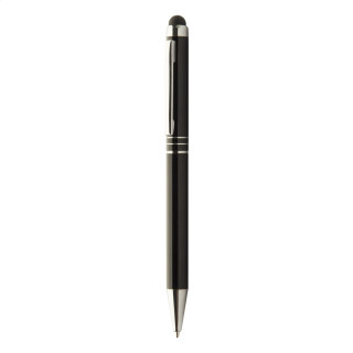 Touchpen mit Kugelschreiber Bishop, schwarz