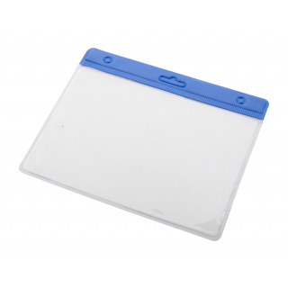 Ausweishülle Bahhol, transparent/blau