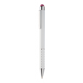 Touchpen mit Kugelschreiber  Neyax, pink/weiß