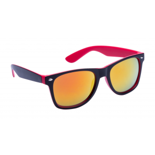 Sonnenbrille Noosa, schwarz/rot