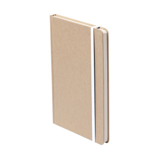 Notizbuch Prunus A5, natur/weiß