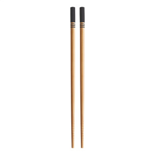 Essstäbchen Temaki, natur/schwarz