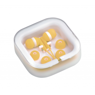 In-Ear-Kopfhörer Clarin, gelb/weiß