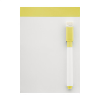 Magnetische Notiztafel Mafri, weiß/gelb