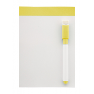 Magnetische Notiztafel Mafri, weiß/gelb