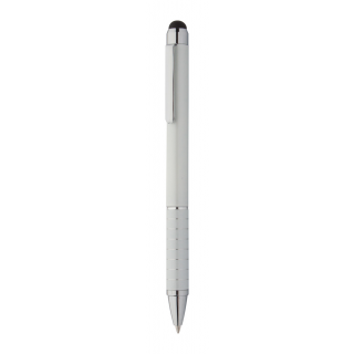Touchpen mit Kugelschreiber Gambit, weiß