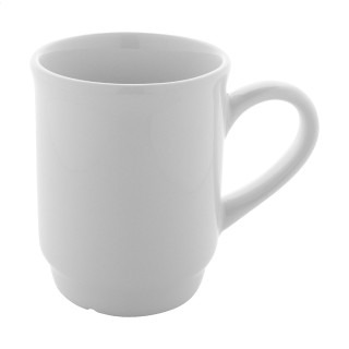 stapelbarer Keramikbecher Marknad, weiß