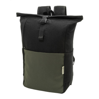 Rucksack aus recyceltem Canvas Blakkan Back, grün
