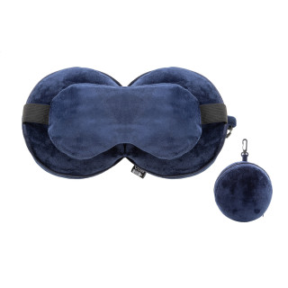 Reisekissen RPET Dreamfly, dunkelblau