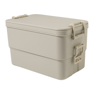 Stapelbare Lunchbox Duplox, natur