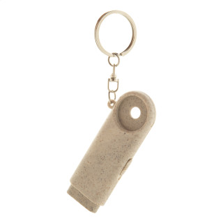 Schlüsselanhänger mit Einkaufswagen-Chip Bopor, natur