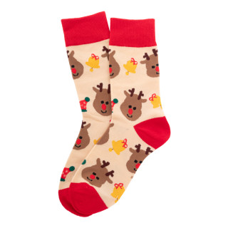 Weihnachts-Socken Sokkex, natur
