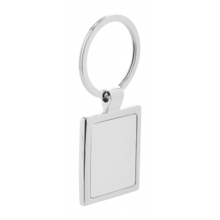 Schlüsselanhänger Rectangle, silber