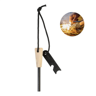 Feuerstarter zum Überleben CampSpark, natur/silber