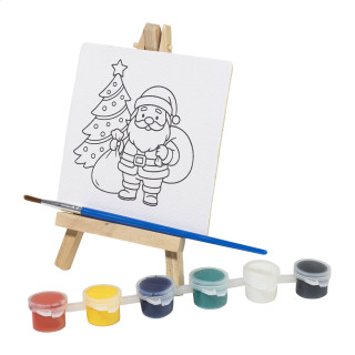 Weihnachtsmalset Malajul, mehrfarbig/natur