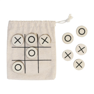 Tic-Tac-Toe-Spiel Ticbag, natur
