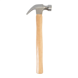 Klauenhammer mit Holzstiel Strike, silber/natur