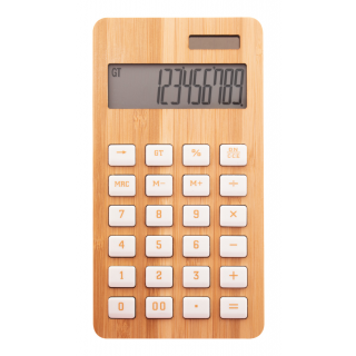 Bambus-Taschenrechner BooCalc, natur