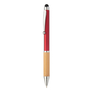 Touchpen mit Kugelschreiber Bollys, rot
