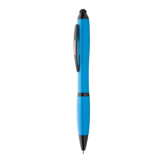 Touchpen mit Kugelschreiber Bampy, hellblau