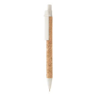 Kugelschreiber Subber, natur/weiß